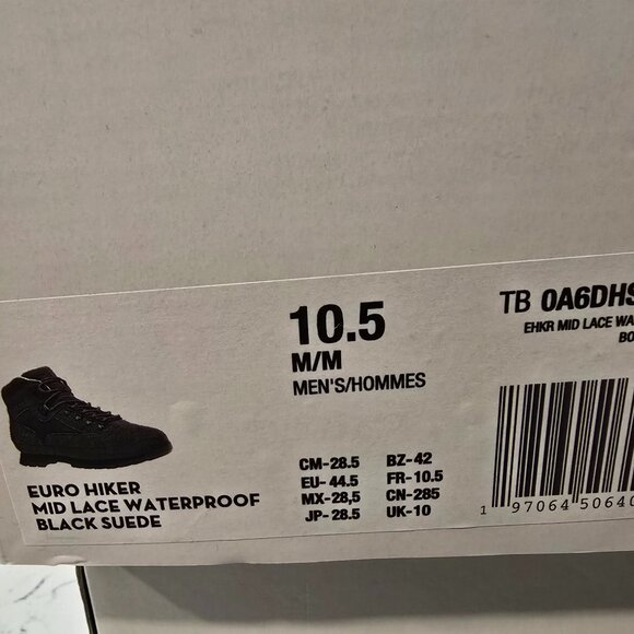 Timberland X White Mountaineering Euro Hiker US sz 10.5 NIB DEADSTOCK NEW BOOTS - Picture 11 of 14
